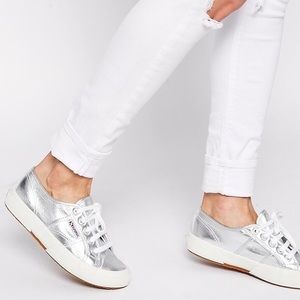 Silver sneakers - SUPERGA